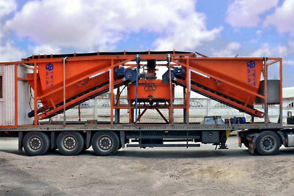 Мобільний бетонний завод / вузол МБВ-15(15м3/год) РБУ / БСУ / МБЗУ