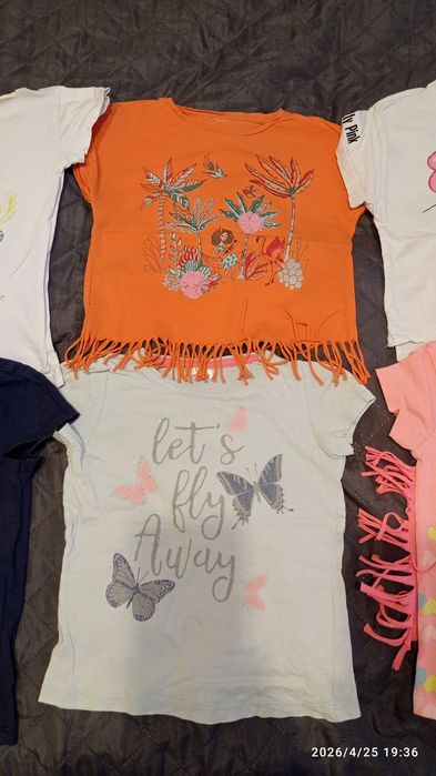 8 t-shirt dla dziewczynki r 116