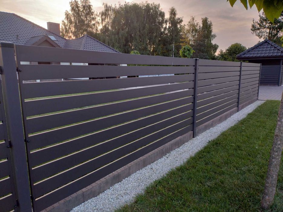 Ogrodzenie palisadowe panelowe nowoczesne