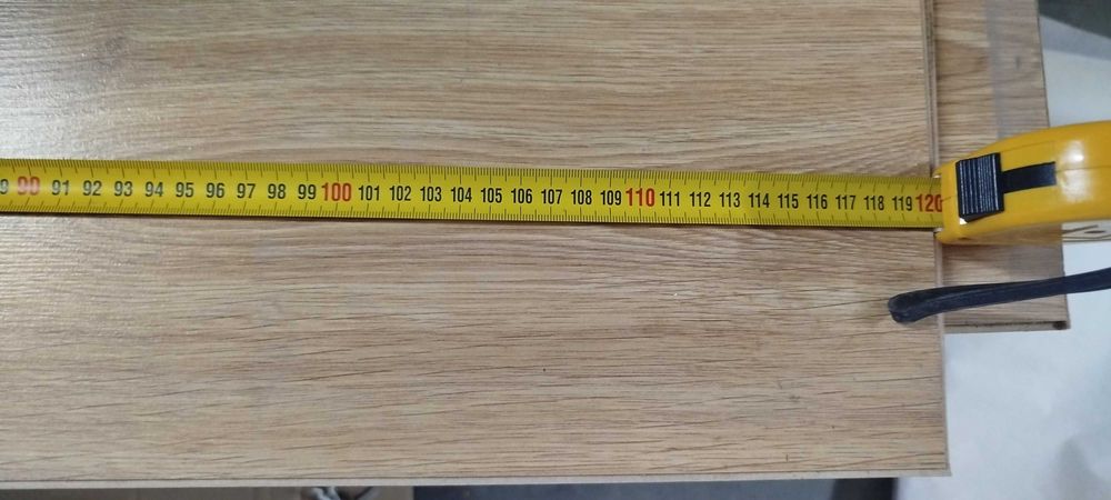 Soalho flutuante tábuas 120x19 cm (cerca de 11m2) 49 peças