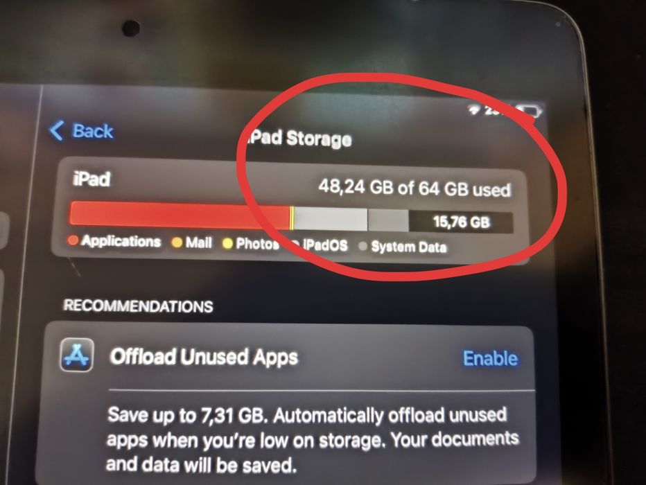 iPad 9ª Geração 64GB + Apple Pencil (original) + capa + caixas