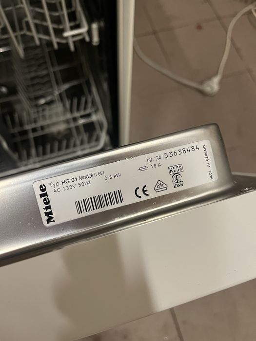 Zmywarka Miele G 651 - wolnostojąca, biała