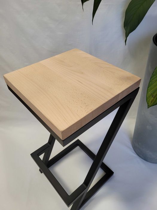 STELAŻ Hoker, krzesło Loft, wysoki taboret stalowy