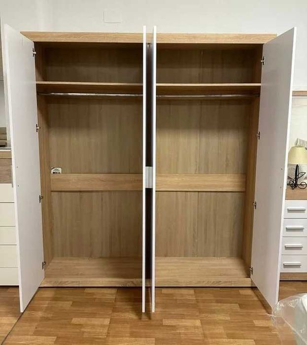 ROUPEIRO DE 4 PORTAS - LIQUIDAÇÃO - CORES DISPONÍVEIS