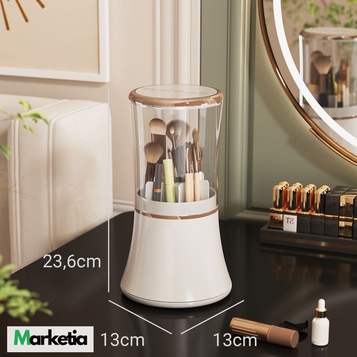 Ekskluzywny ZESTAW organizery kosmetyczne VERKAM szkatułki i kufery