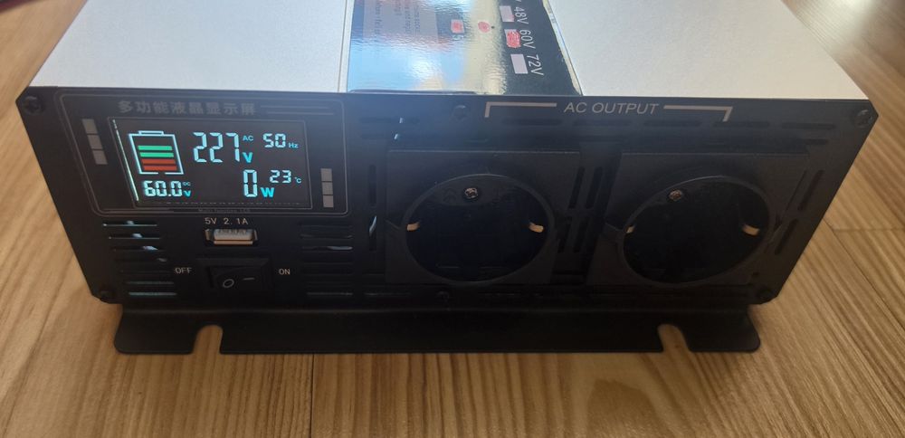 Przetwornica 60v 230v sinus