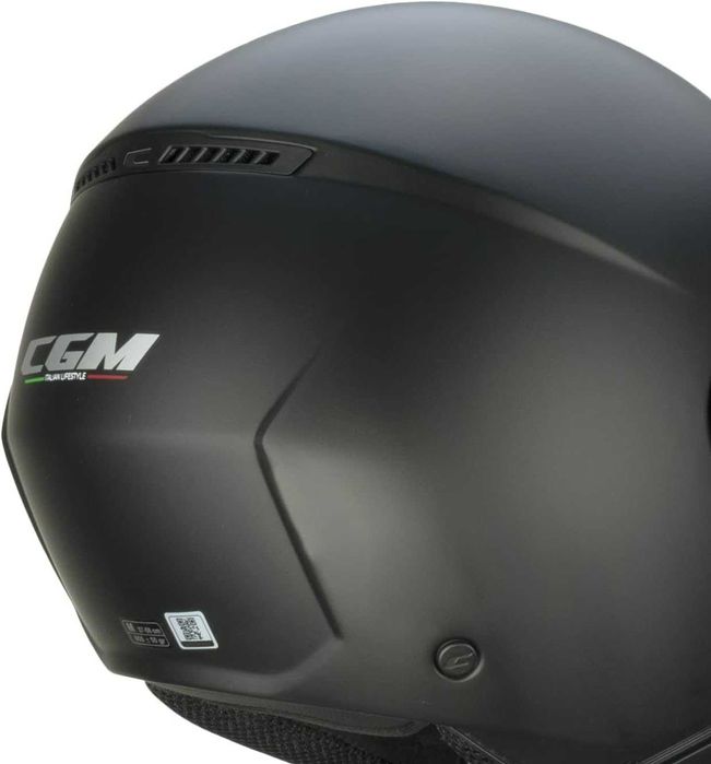 Мотоциклетний шолом CGM FLO матово-чорний M2 розмір 57-58 см