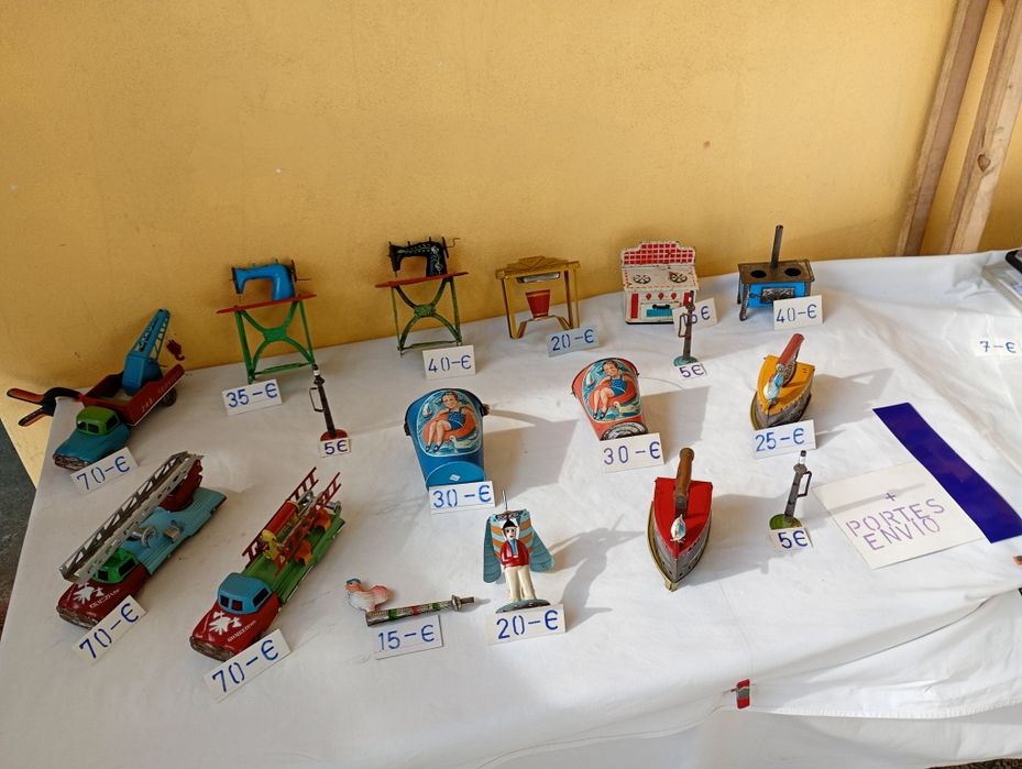 Brinquedos Portugueses em chapa vários fabricantes