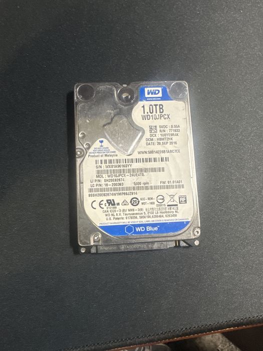 Hhd 1tb жосткий диск