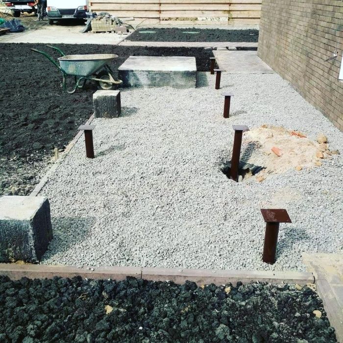 Винтовые сваи, геошуруп, винтовой фундамент, монтаж, гвинтові палі ...