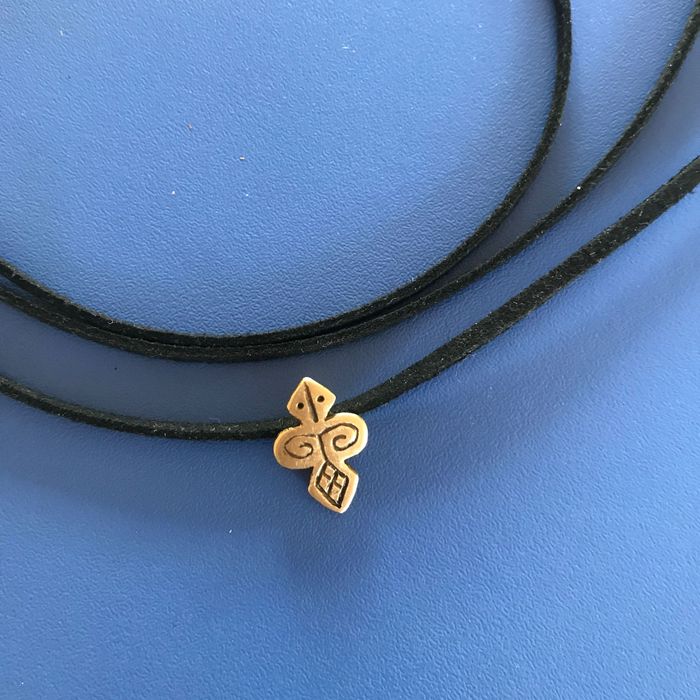 Українська прикраса Берегиня чокер на шнурі дукач