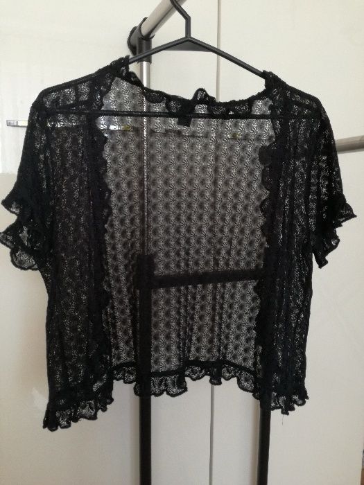 Koronkowy sweterek, H&M, rozmiar M