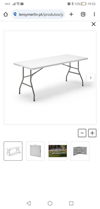 Mesa dobrável 180 cm