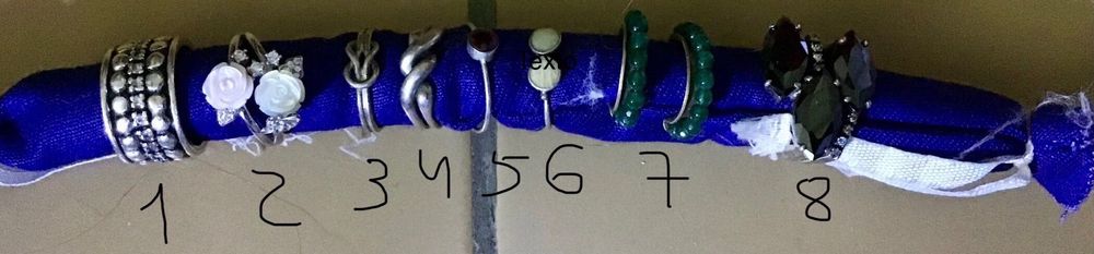 Jóias em prata: anéis, brincos, pendentes