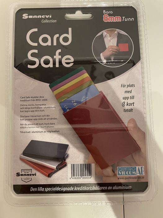 Bezpieczne etui na 6 kart