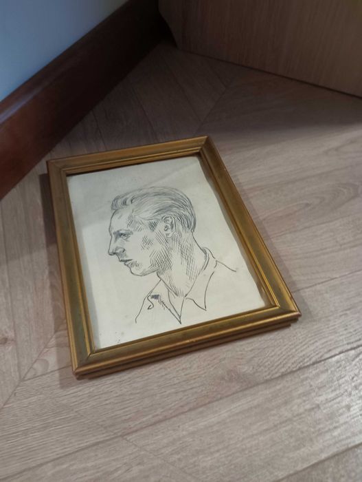 Ramka drewniana kolor złoty