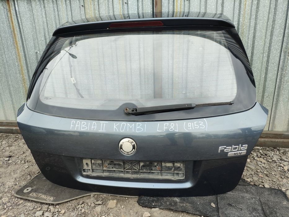 Skoda Fabia II 2007-2014 kombi кришка багажника фарба LF8J (9153)