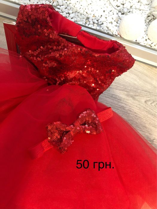 Плаття червоне дитяче 86 90 92 98 на 1,5 2 3 4 роки года сукня платье