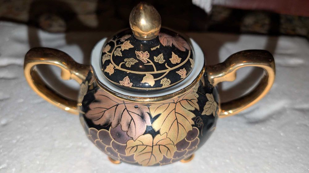 Чайний сервіз стильний чорний CANOVA 8 персон