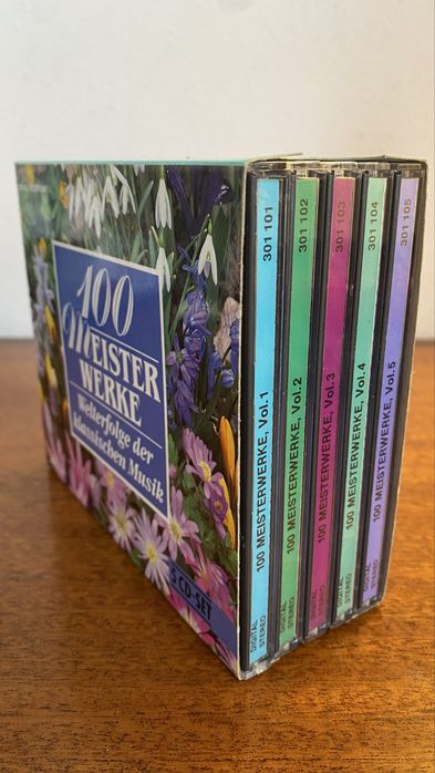 100 Obras-primas. Sucessos mundiais da Música Clássica / 5 CD’s