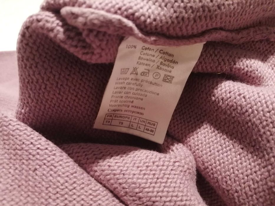 Sweter damski, Camaieu, L, Fioletowy (Odzież)