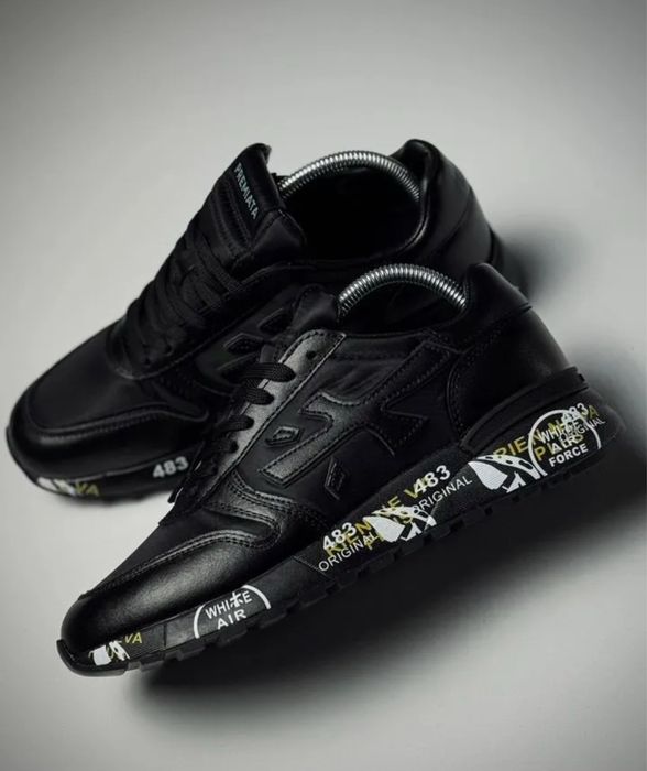 ‼️Кроссовки Premiata Mick Black 41-45 Чорного Кольору