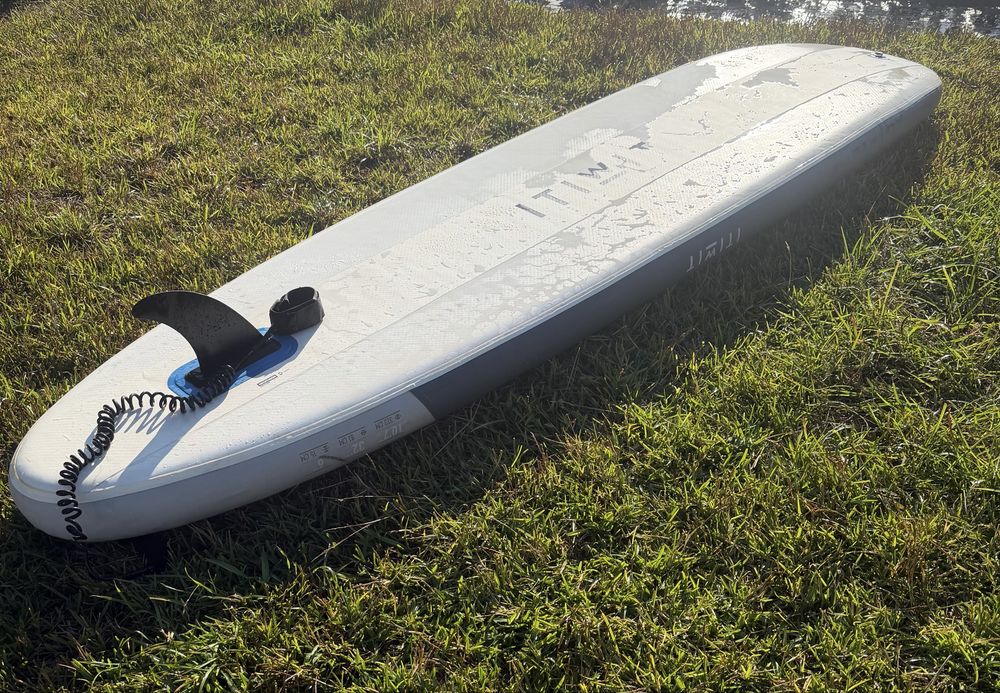 Prancha Stand Up Paddle 10’7” – Como Nova + Remo + Bomba + Quilha + Leash+ Mochila