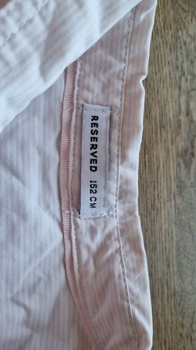 Koszula dla dziewczynki reserved r.152 różowa w paski