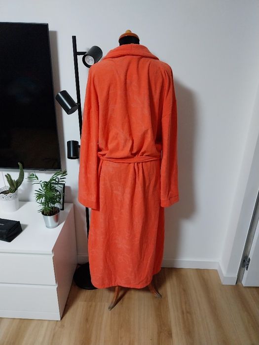 Szlafrok damski 3xl nowy, koralowy