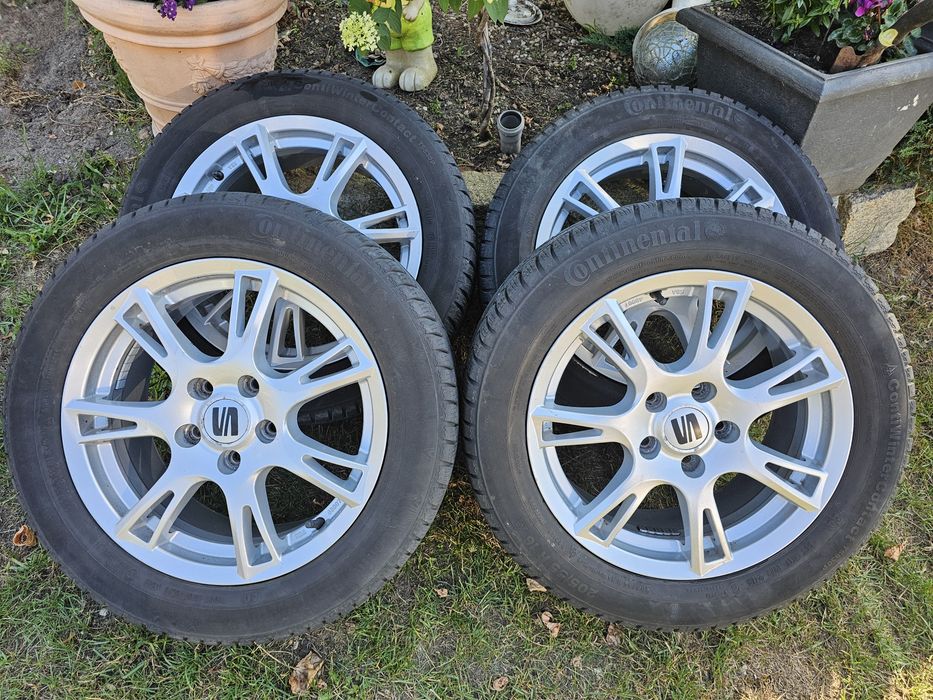Alufelgi 5x112 16" 6,5" opony zimowe... Audi, VW, Seat, Skoda