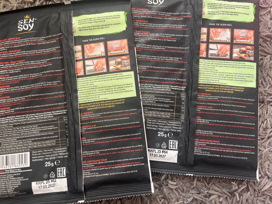 Sen Soy Sushi Nori Gold zestaw