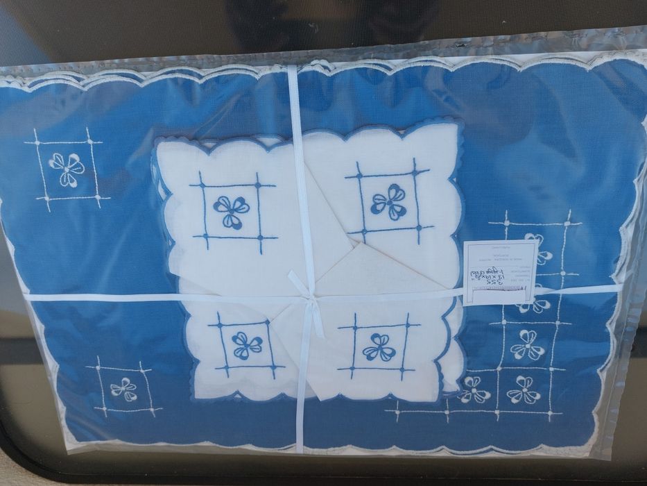 Puro linho bordado- diversos artigos