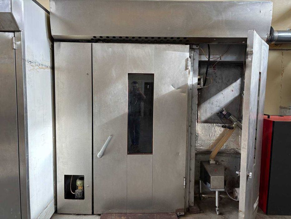 Ротаційна піч з пелетним пальником та бункером подачі палива