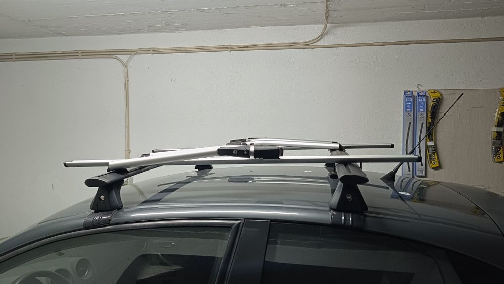 Barras tejadilho alumínio SEAT Ibiza 6L + 2  suporte bicicletas