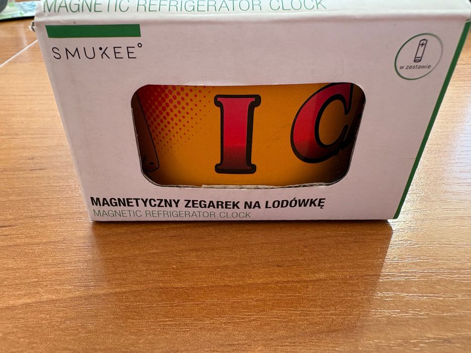 Magnetyczny zegarek na lodówkę Smukee