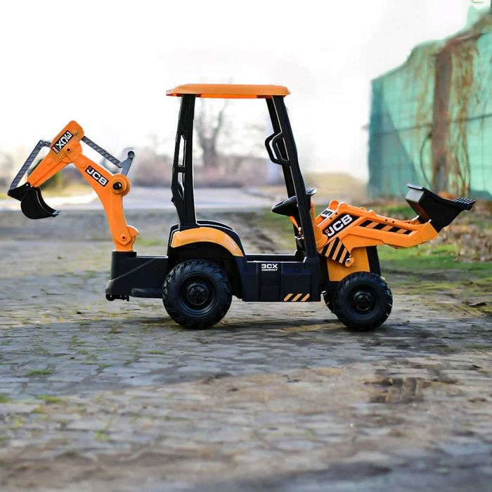 TRAKTOR Koparko Ładowarka JCB Spychacz Ciągnik Auto AKUMULATOR DZIECI