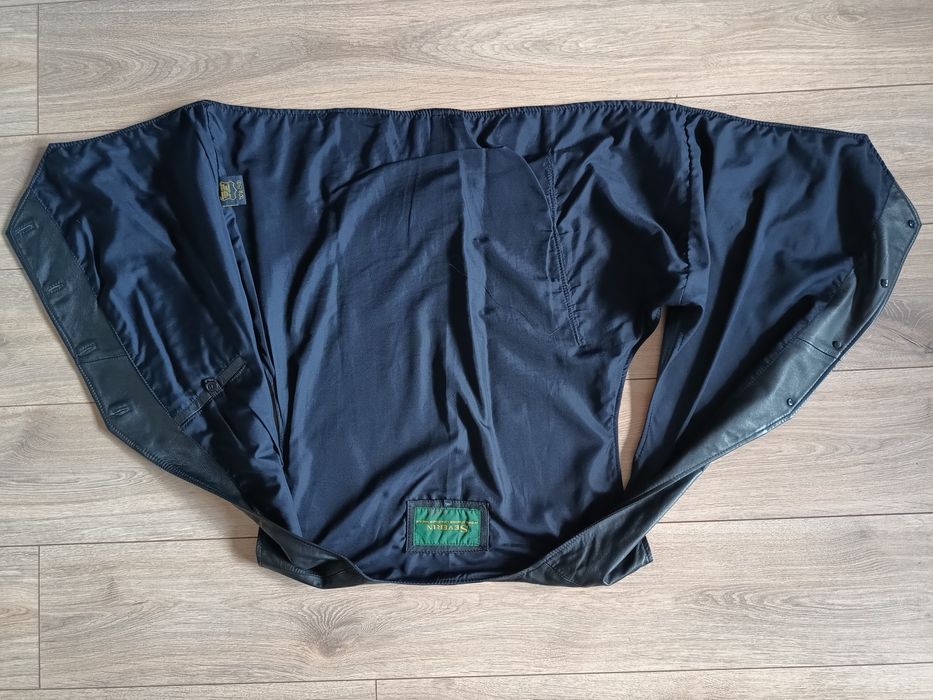 Męska kamizelka skórzana Severin by Lubello duża 8XL
