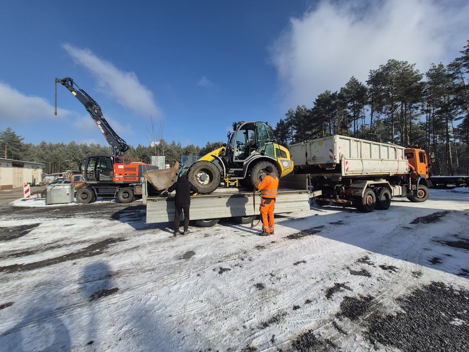 Pracę ziemne transport hds kontenery na gruz koparka wozidlo budowy