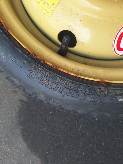 Koło dojazdowe Honda Jazz II R14 koło zapasowe Jazz 2 rozmiar 14