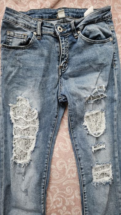 Spodnie jeans rozmiar S-M