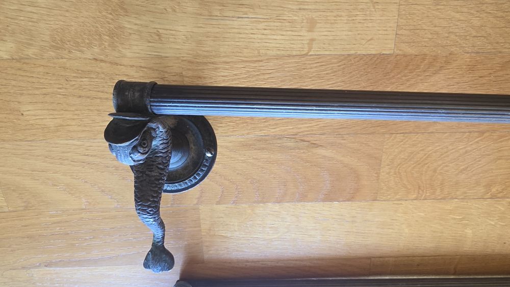 Toalheiros antigos, dourado, vintage,  art deco