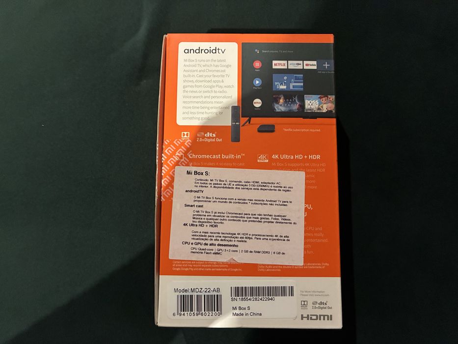 Xiaomi Mi Box S 4K Android