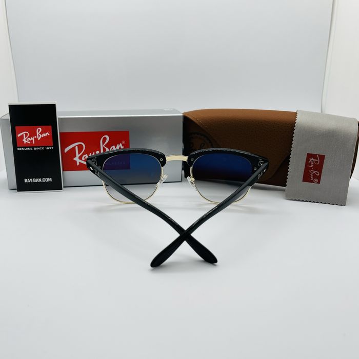Солнцезащитные очки Ray Ban Clubmaster RB3016 Blue Gradient 51 стекло