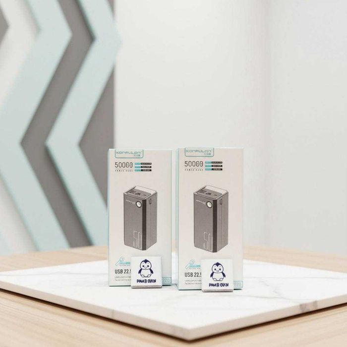50000 mAh Power Bank великий портативний акумулятор із ліхтариком