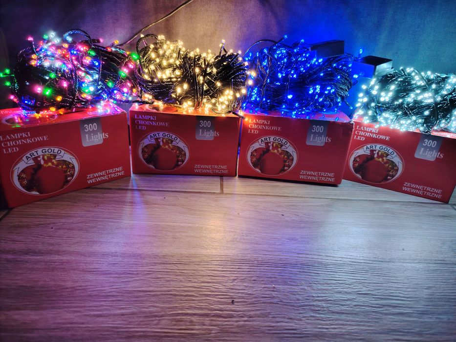 Lampki światełka choinkowe 300led