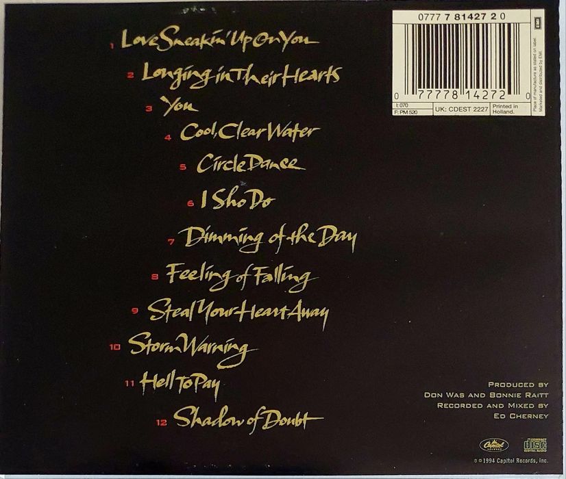 CD Bonnie RAITT - Longing
