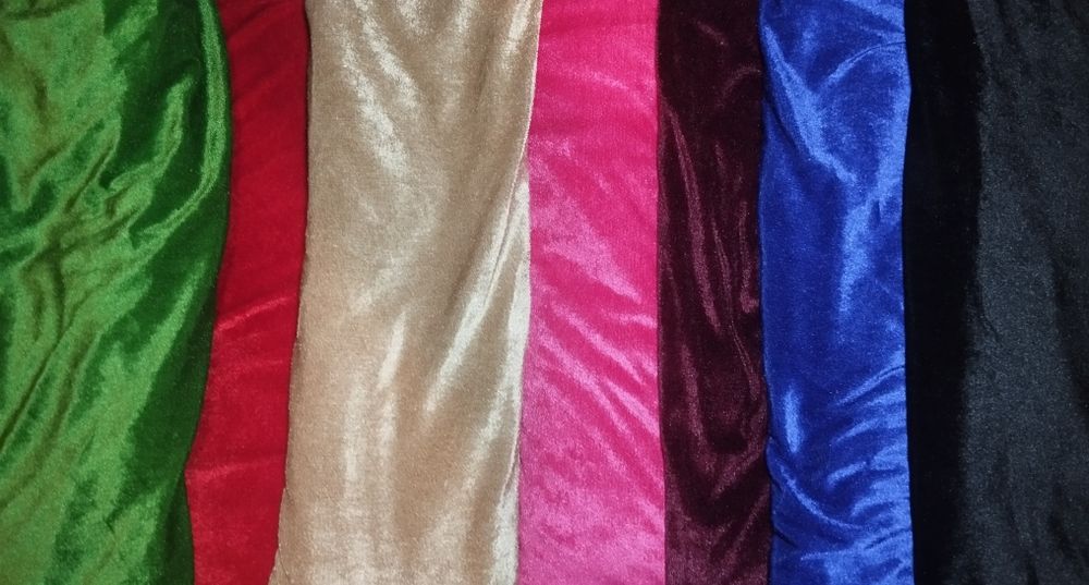 Распродажа Ткань Стрейч Велюр однотонный