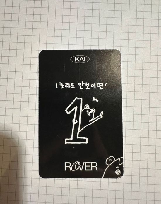 EXO karta Kaia z solo albumu Rover