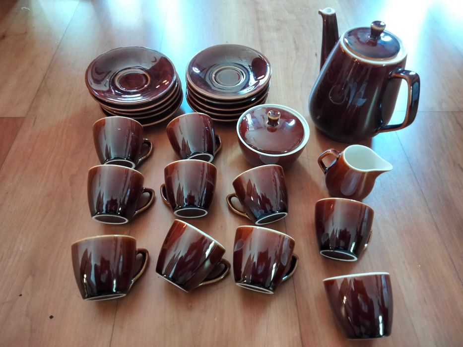 Conjunto de chá antigo