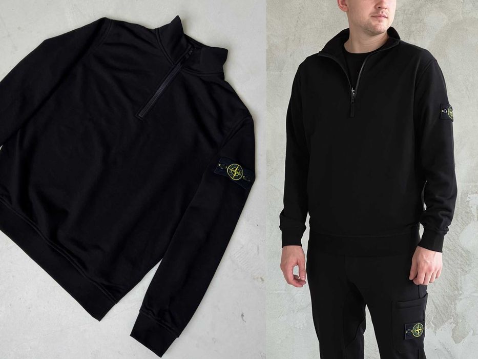 SALE! Зип свитшот STONE ISLAND. 1/3 зип стон айленд/кофта стоник. 1в1